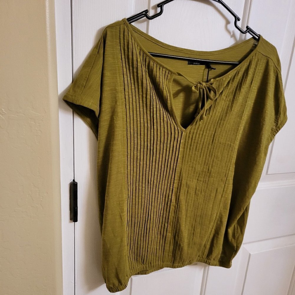 Prana Women's Ocupas Popover Top Color: Sweet Grass Size Small NWT - Picture 8 of 13
